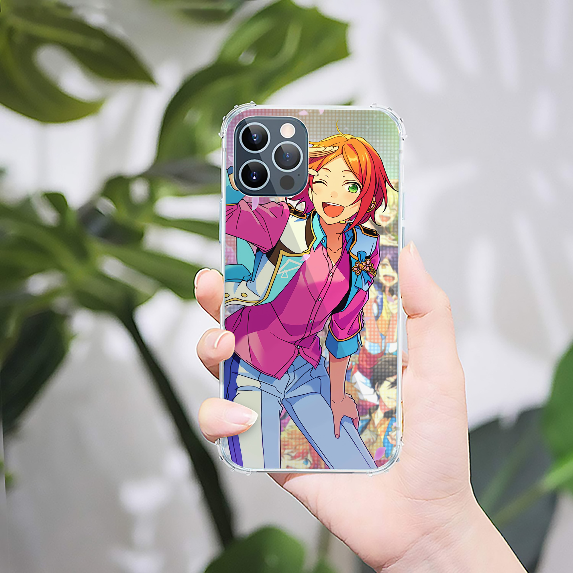（画像用） あんさんぶるスターズ! Ensemble Stars 【iPhone 12シリーズ対応】透明スマホケース（クリアソフトケース）